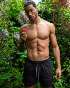 SPRAYGROUND SHARK CENTRAL MIDNIGHT SWIM TRUNKS -Spray Ground 910SWM2003 4 1