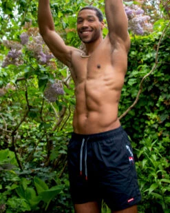 SPRAYGROUND SHARK CENTRAL MIDNIGHT SWIM TRUNKS -Spray Ground 910SWM2003 5