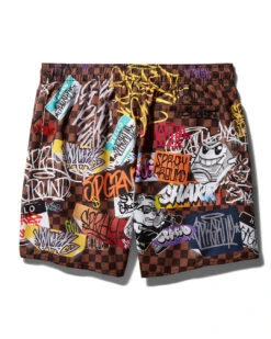 SPRAYGROUND SHARKS IN PARIS JETSKI SWIM TRUNKS -Spray Ground 910SWM2004 2