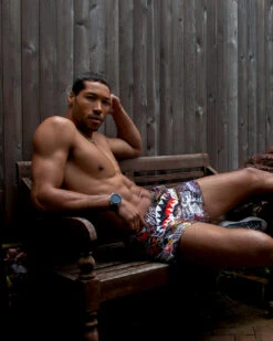 SPRAYGROUND SHARKS IN PARIS JETSKI SWIM TRUNKS -Spray Ground 910SWM2004 2 1