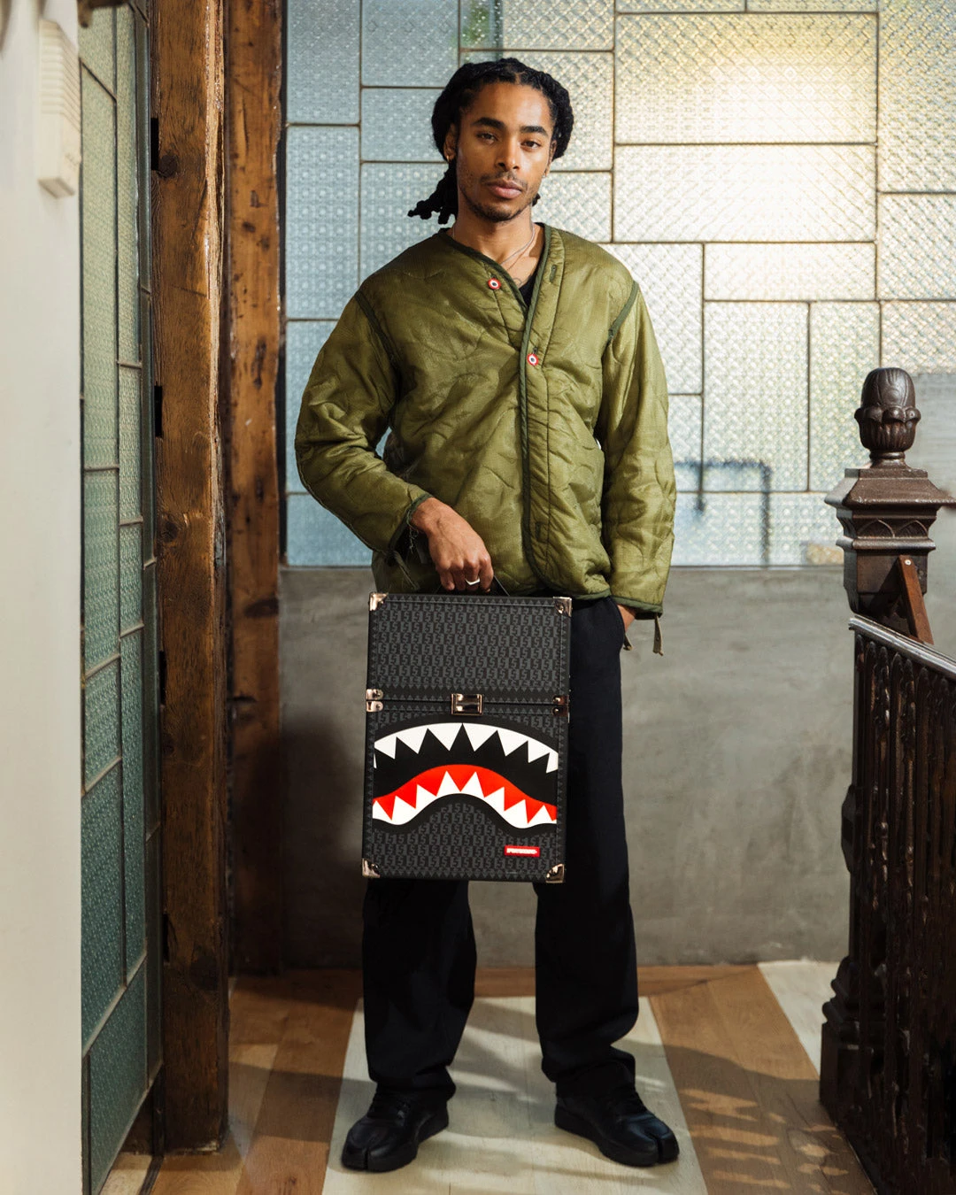 SPRAYGROUND SPRAYGATTI REVV CHATURANGA SHARK 1900 BACKPACK 10 SPRAYGROUND SPRAYGATTI REVV CHATURANGA SHARK 1900 BACKPACK - Image 10