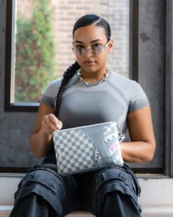 SPRAYGROUND AIR TO THE THRONE JETSET CROSSOVER CLUTCH -Spray Ground B5264 2 1