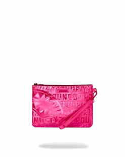 SPRAYGROUND INFINITI PINK DIAMOND CROSSOVER CLUTCH