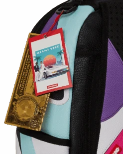 SPRAYGROUND MIAMI VICE SOUTH BEACH BACKPACK (DLXV) 33 SPRAYGROUND MIAMI VICE SOUTH BEACH BACKPACK (DLXV) -Spray Ground B5521 T