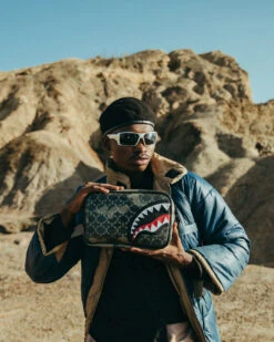 SPRAYGROUND LASERS BLAZIN TOILETRY BRICKSIDE BAG 19 SPRAYGROUND LASERS BLAZIN TOILETRY BRICKSIDE BAG -Spray Ground B5554 6