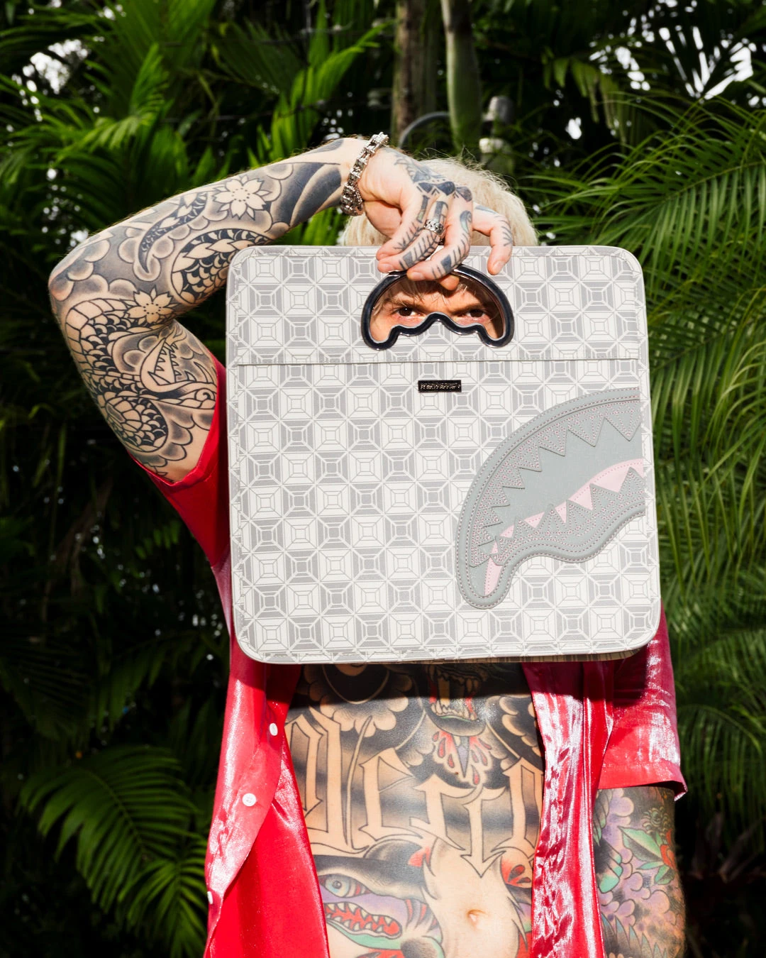 SPRAYGROUND A.I.8 AFRICAN INTELLIGENCE BOOKED & BUSY CITY SAVVY HANDBAG 8 SPRAYGROUND A.I.8 AFRICAN INTELLIGENCE BOOKED & BUSY CITY SAVVY HANDBAG - Image 8