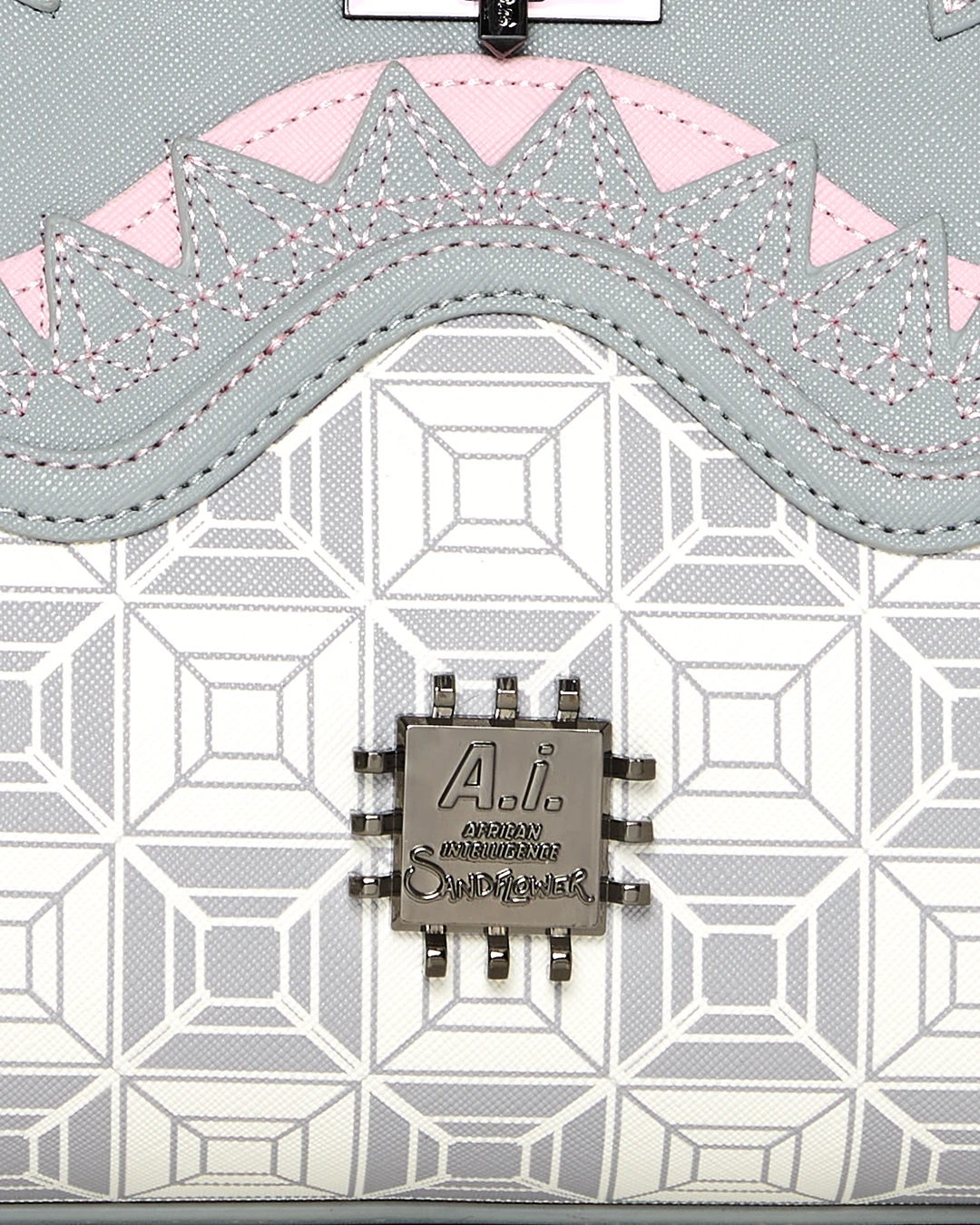 SPRAYGROUND A.I.8 AFRICAN INTELLIGENCE BOOKED & BUSY SHARK HANDBAG 12 SPRAYGROUND A.I.8 AFRICAN INTELLIGENCE BOOKED & BUSY SHARK HANDBAG - Image 12