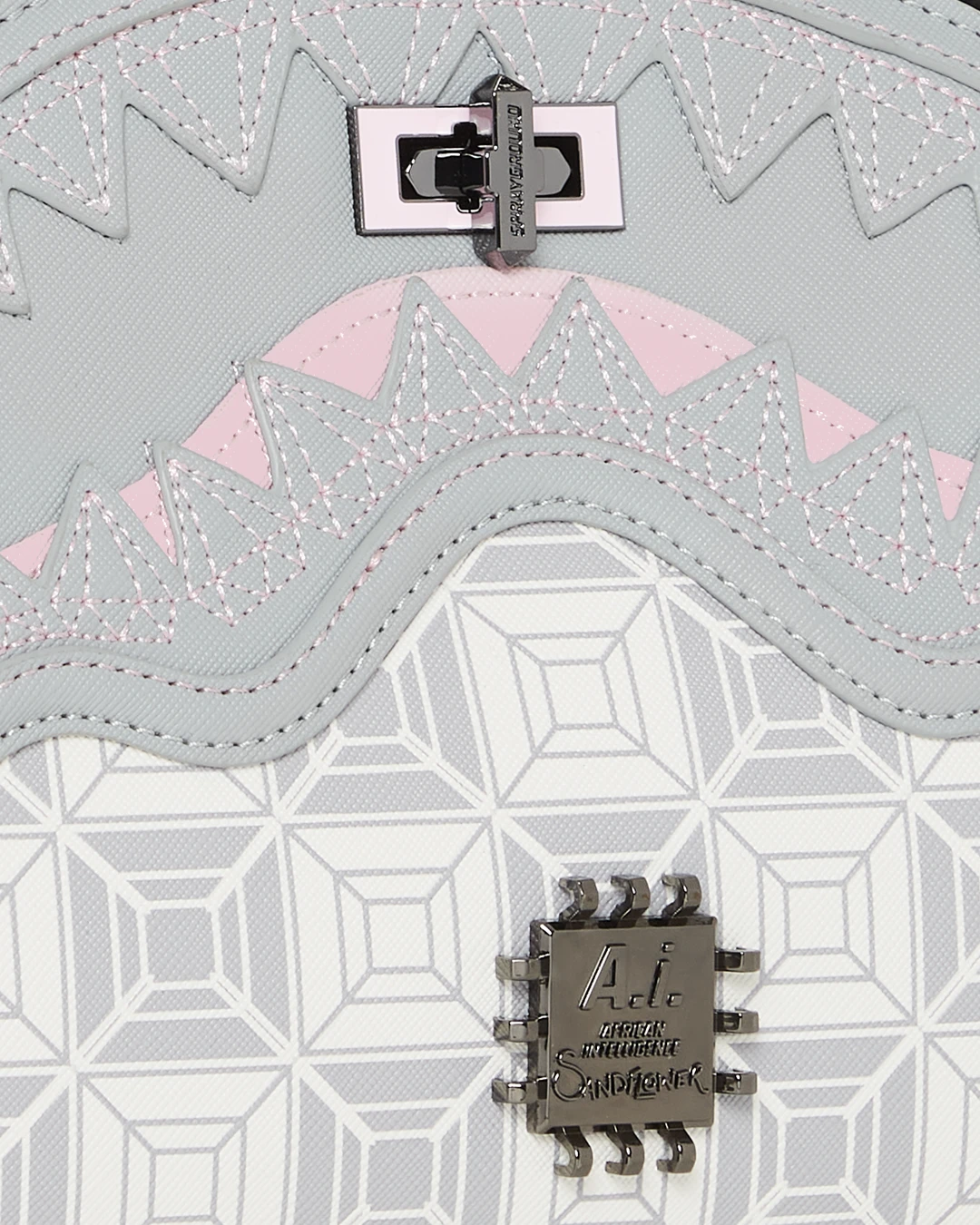 SPRAYGROUND A.I.8 AFRICAN INTELLIGENCE BOOKED & BUSY SHARK HANDBAG 13 SPRAYGROUND A.I.8 AFRICAN INTELLIGENCE BOOKED & BUSY SHARK HANDBAG - Image 13