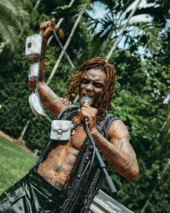 SPRAYGROUND A.I.8 AFRICAN INTELLIGENCE BOOKED & BUSY CHARM WAISTBELT -Spray Ground B5571 3 1