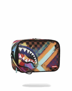 SPRAYGROUND SHARKS IN PARIS CITY STREAKS TOILETRY BAG -Spray Ground B5584 2