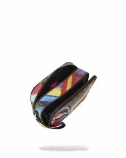 SPRAYGROUND SHARKS IN PARIS CITY STREAKS TOILETRY BAG -Spray Ground B5584 4