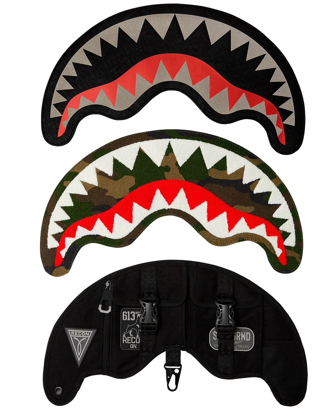 SPRAYGROUND VELCRO SHARK - 3 INTERCHANGEABLE SHARKS BACKPACK (DLXV) 20 SPRAYGROUND VELCRO SHARK - 3 INTERCHANGEABLE SHARKS BACKPACK (DLXV) - Image 20