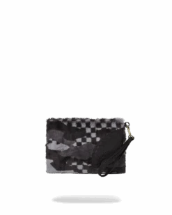 SPRAYGROUND 3AM PLUSH ASPEN HIGHLANDS CROSSOVER CLUTCH