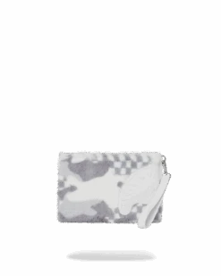 SPRAYGROUND 3AM PLUSH SWISS ALPS CROSSOVER CLUTCH