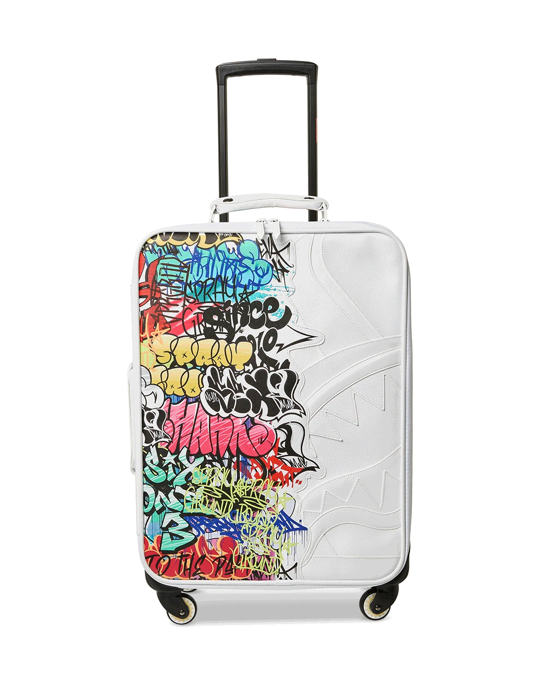 SPRAYGROUND HALF GRAFF JETSETTER CARRY-ON LUGGAGE 1 SPRAYGROUND HALF GRAFF JETSETTER CARRY-ON LUGGAGE