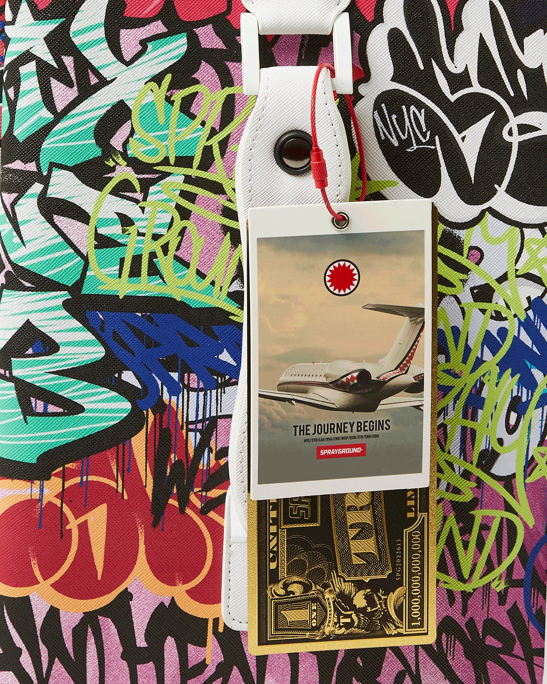 SPRAYGROUND HALF GRAFF JETSETTER CARRY-ON LUGGAGE 16 SPRAYGROUND HALF GRAFF JETSETTER CARRY-ON LUGGAGE - Image 16