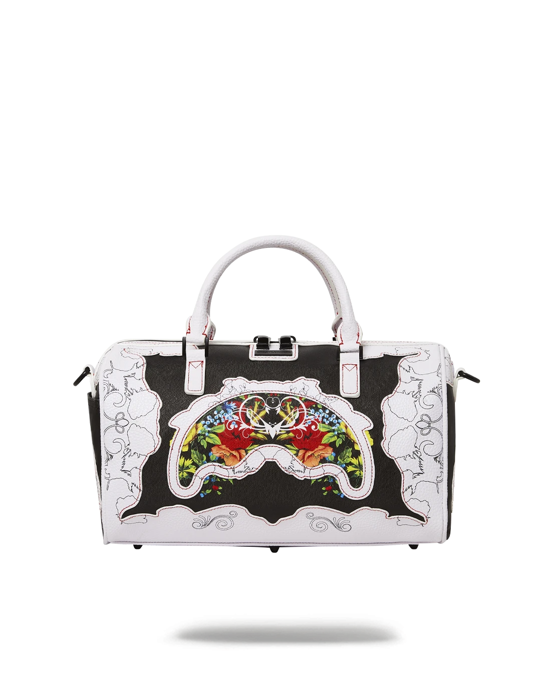 SPRAYGROUND THE FLORAL CUT MINI DUFFLE 1 SPRAYGROUND THE FLORAL CUT MINI DUFFLE