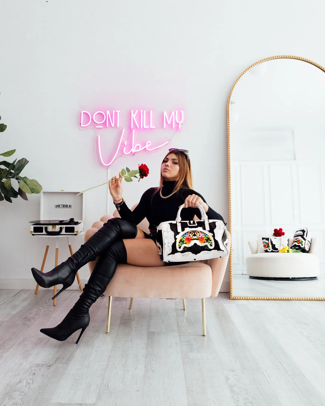 SPRAYGROUND THE FLORAL CUT MINI DUFFLE 4 SPRAYGROUND THE FLORAL CUT MINI DUFFLE - Image 4