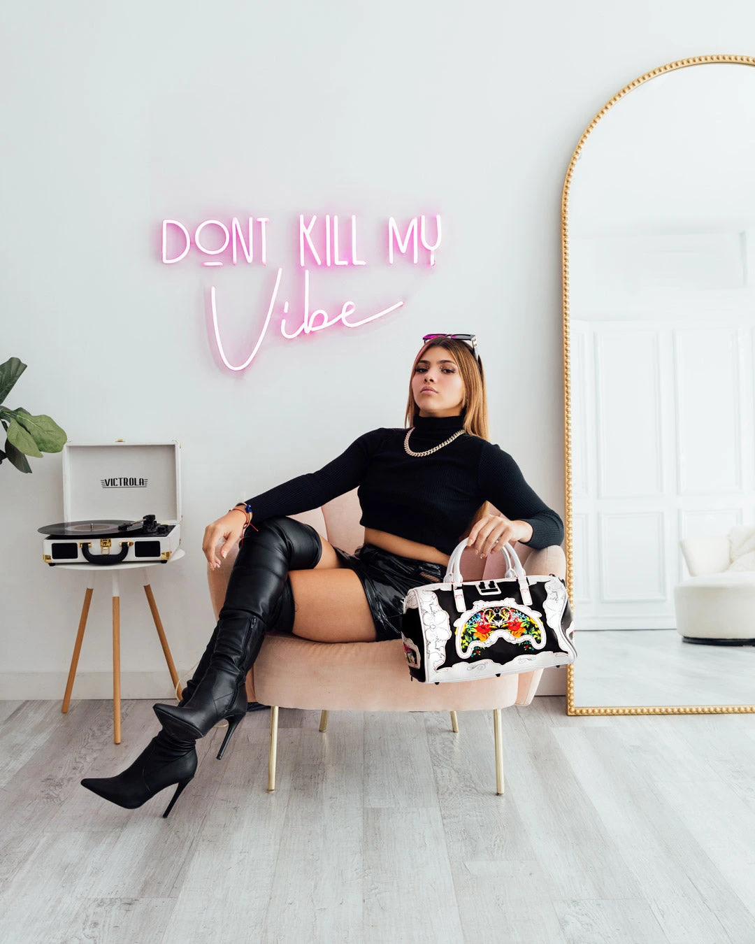 SPRAYGROUND THE FLORAL CUT MINI DUFFLE 6 SPRAYGROUND THE FLORAL CUT MINI DUFFLE - Image 6