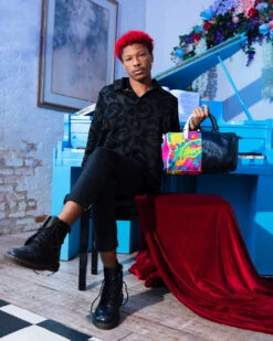 SPRAYGROUND EUPHORIC DARKNESS MINI DUFFLE 16 SPRAYGROUND EUPHORIC DARKNESS MINI DUFFLE -Spray Ground D4290 2 1