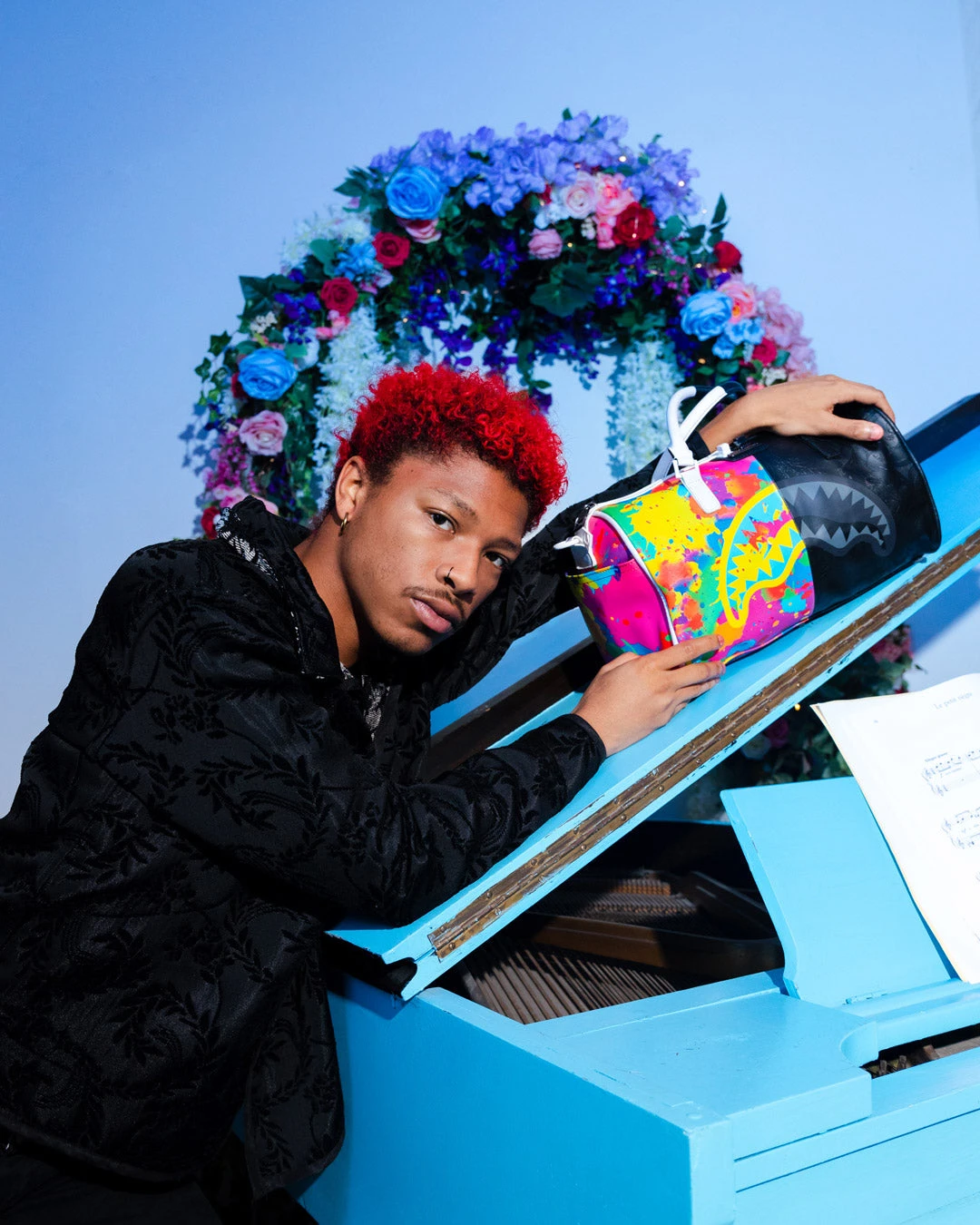 SPRAYGROUND EUPHORIC DARKNESS MINI DUFFLE 8 SPRAYGROUND EUPHORIC DARKNESS MINI DUFFLE - Image 8