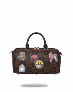 SPRAYGROUND GLOBAL MOGUL POPAGANDA RON ENGLISH EDITION MINI DUFFLE