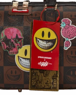 SPRAYGROUND GLOBAL MOGUL POPAGANDA RON ENGLISH EDITION MINI DUFFLE -Spray Ground D4954 T