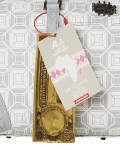 SPRAYGROUND A.I.8 AFRICAN INTELLIGENCE BOOKED & BUSY MINI DUFFLE -Spray Ground D5556 T