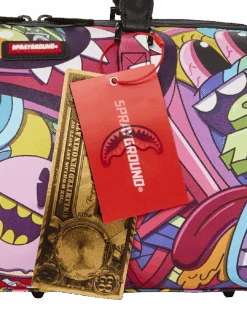 SPRAYGROUND STEADY TRIPPIN MINI DUFFLE -Spray Ground D5577 T