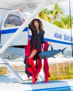 SPRAYGROUND SHARKFINITY STEALTH PILOT SHARK SHAPE DUFFLE -Spray Ground D5614 4 1