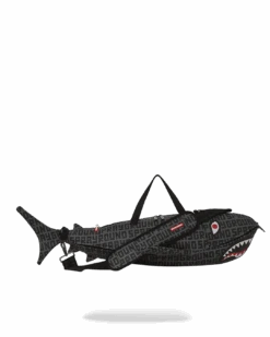 SPRAYGROUND SHARKFINITY STEALTH PILOT SHARK SHAPE DUFFLE -Spray Ground D5614 5