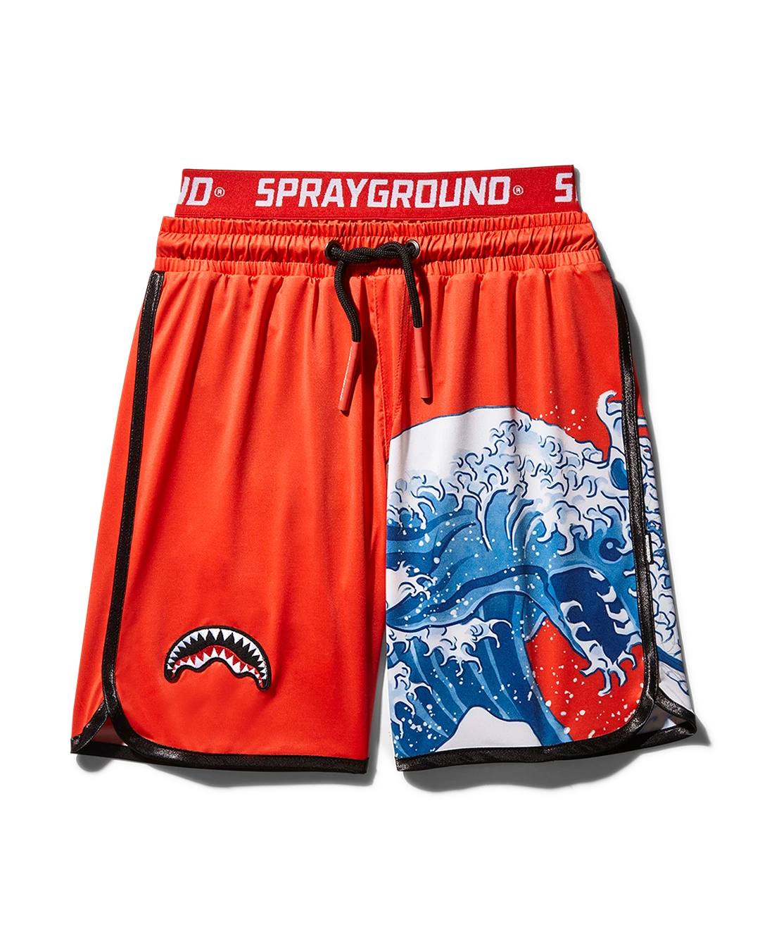 SPRAYGROUND KIDS JAPAN WAVE SWIM TRUNKS (RED) 1 SPRAYGROUND KIDS JAPAN WAVE SWIM TRUNKS (RED)