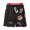 SPRAYGROUND KIDS PATCH ALL-IN SWIM TRUNKS (BLACK)