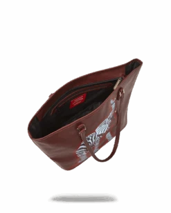 SPRAYGROUND ZEBRA ELEPHANT RON ENGLISH COLLAB TOTE 18 SPRAYGROUND ZEBRA ELEPHANT RON ENGLISH COLLAB TOTE -Spray Ground T4920 4