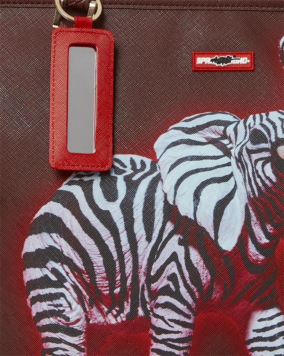 SPRAYGROUND ZEBRA ELEPHANT RON ENGLISH COLLAB TOTE 9 SPRAYGROUND ZEBRA ELEPHANT RON ENGLISH COLLAB TOTE - Image 9