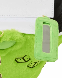 SPRAYGROUND PLUSH MONEYBEAR TOTE (GREEN) -Spray Ground T5409 10