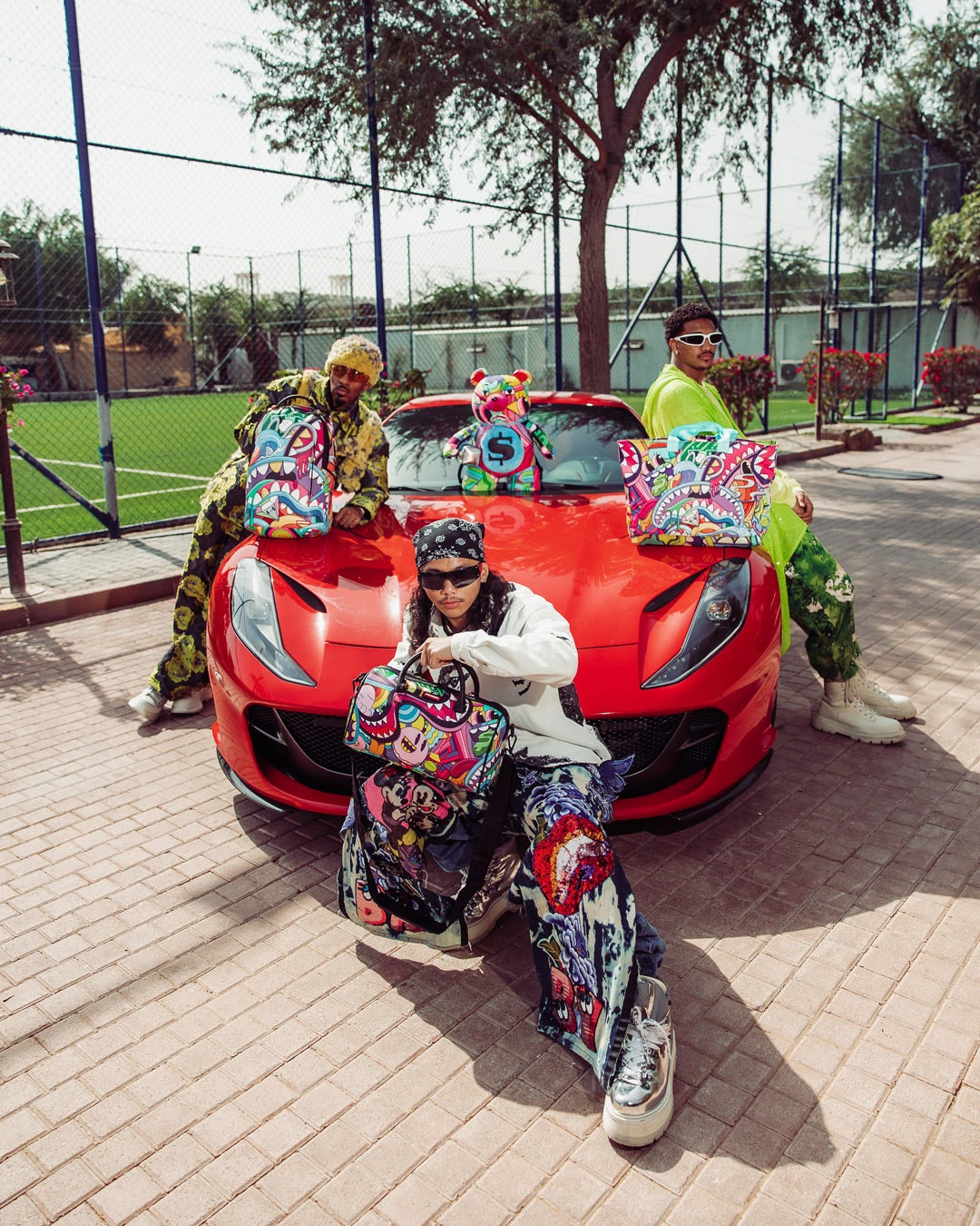 SPRAYGROUND STEADY TRIPPIN BEACH TOTE 4 SPRAYGROUND STEADY TRIPPIN BEACH TOTE - Image 4