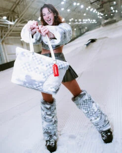 SPRAYGROUND 3AM PLUSH SWISS ALPS TOTE -Spray Ground T5755 3 1