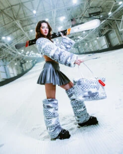 SPRAYGROUND 3AM PLUSH SWISS ALPS TOTE -Spray Ground T5755 6 1